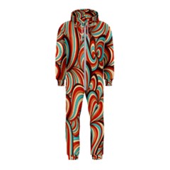 Psychedelic Swirls Hooded Jumpsuit (kids) by Filthyphil