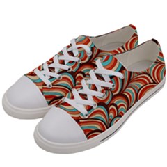 Psychedelic Swirls Women s Low Top Canvas Sneakers by Filthyphil