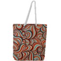 Psychedelic Swirls Full Print Rope Handle Tote (Large) View1