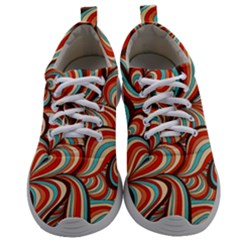 Psychedelic Swirls Mens Athletic Shoes by Filthyphil