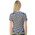 Psychedelic Wormhole V-Neck Sport Mesh Tee View2