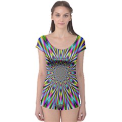 Psychedelic Wormhole Boyleg Leotard  by Filthyphil