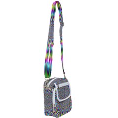 Psychedelic Wormhole Shoulder Strap Belt Bag by Filthyphil