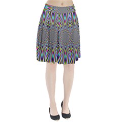 Psychedelic Wormhole Pleated Skirt by Filthyphil