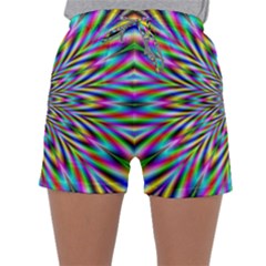 Psychedelic Wormhole Sleepwear Shorts by Filthyphil