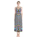 Psychedelic Wormhole Button Up Chiffon Maxi Dress View1