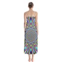 Psychedelic Wormhole Button Up Chiffon Maxi Dress View2