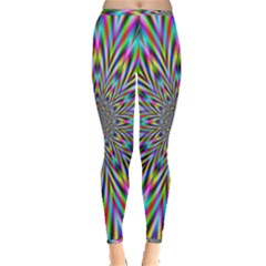 Psychedelic Wormhole Inside Out Leggings by Filthyphil