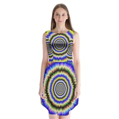 Psychedelic Blackhole Sleeveless Chiffon Dress   by Filthyphil