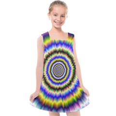 Psychedelic Blackhole Kids  Cross Back Dress by Filthyphil