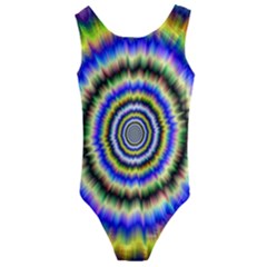 Psychedelic Blackhole Kids  Cut-out Back One Piece Swimsuit by Filthyphil