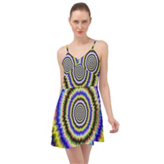 Psychedelic Blackhole Summer Time Chiffon Dress by Filthyphil