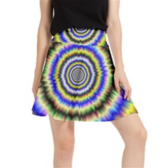 Psychedelic Blackhole Waistband Skirt by Filthyphil