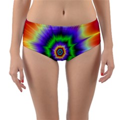 Psychedelic Trance Reversible Mid-waist Bikini Bottoms by Filthyphil