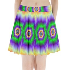 Psychedelic Trance Pleated Mini Skirt by Filthyphil