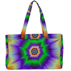 Psychedelic Trance Canvas Work Bag by Filthyphil