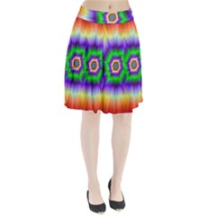 Psychedelic Explosion Pleated Skirt by Filthyphil