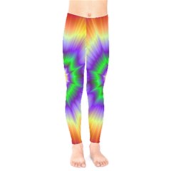 Psychedelic Trance Kids  Leggings by Filthyphil