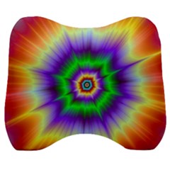 Psychedelic Trance Velour Head Support Cushion by Filthyphil