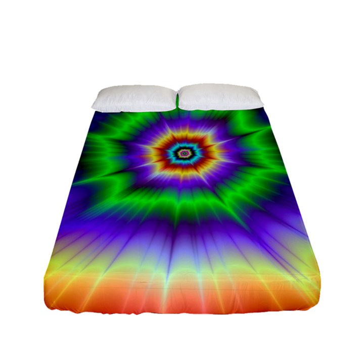 Psychedelic Big Bang Fitted Sheet (Full/ Double Size)