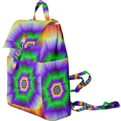 Psychedelic Trance Buckle Everyday Backpack