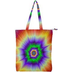 Psychedelic Trance Double Zip Up Tote Bag by Filthyphil