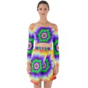 Psychedelic Big Bang Off Shoulder Top with Skirt Set View1