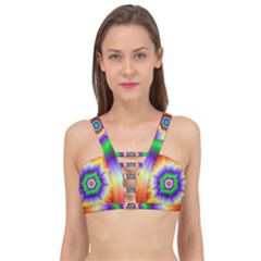 Psychedelic Trance Cage Up Bikini Top by Filthyphil