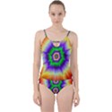 Psychedelic Big Bang Cut Out Top Tankini Set View1