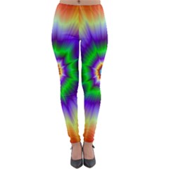 Psychedelic Big Bang Lightweight Velour Leggings by Filthyphil