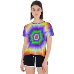 Psychedelic Explosion Open Back Sport Tee by Filthyphil