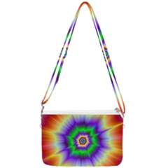 Psychedelic Big Bang Double Gusset Crossbody Bag by Filthyphil