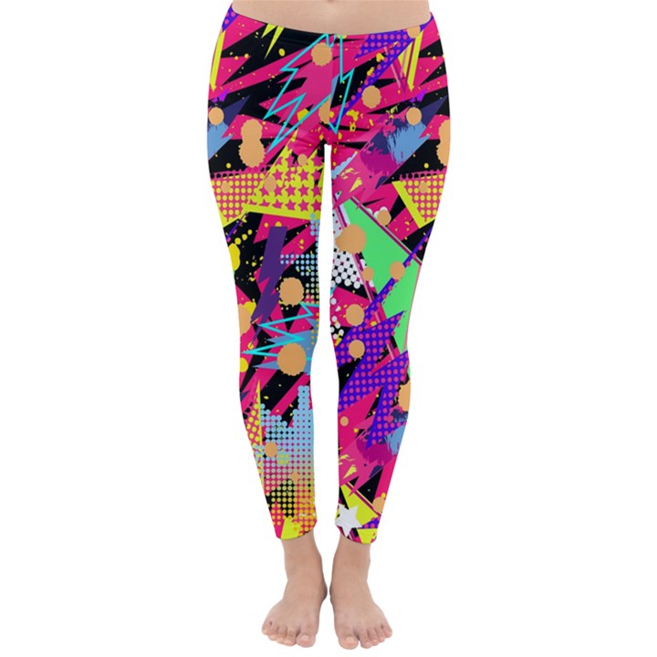 Psychedelic Geometry Classic Winter Leggings