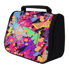 Psychedelic Geometry Full Print Travel Pouch (small) by Filthyphil