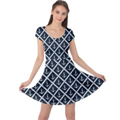 Anchors  Cap Sleeve Dress by Sobalvarro