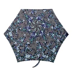 Crystal Puke Mini Folding Umbrellas by MRNStudios