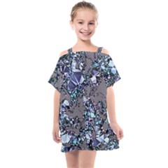 Crystal Puke Kids  One Piece Chiffon Dress by MRNStudios