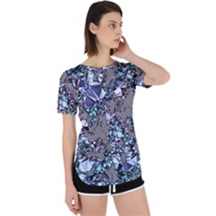 Crystal Puke Perpetual Short Sleeve T-shirt by MRNStudios