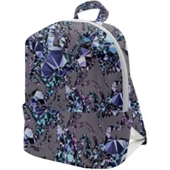 Crystal Puke Zip Up Backpack by MRNStudios