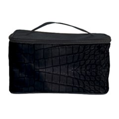 Black Crocodile Skin Cosmetic Storage by LoolyElzayat