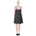 Black Crocodile Skin Spaghetti Strap Velvet Dress View2