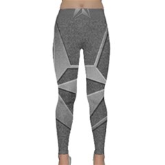 Star Grey Classic Yoga Leggings by HermanTelo