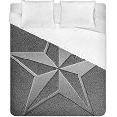 Star Grey Duvet Cover (california King Size)