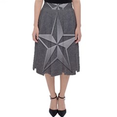 Star Grey Classic Midi Skirt