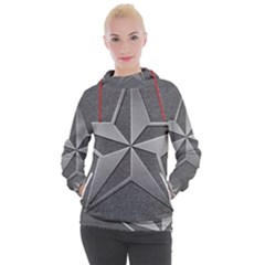 Star Grey Women s Hooded Pullover