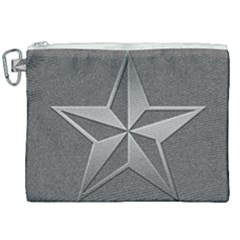 Star Grey Canvas Cosmetic Bag (xxl)