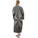 Star Grey Maxi Velour Kimono View2