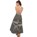 Star Grey Backless Maxi Beach Dress View2