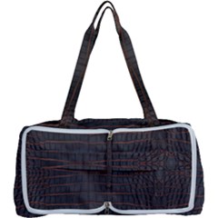 Chestnut Nile Crocodile Skin Multi Function Bag by LoolyElzayat