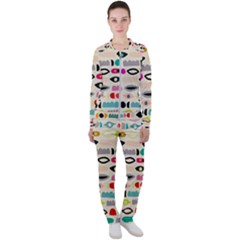 Scandinavian Folk Art Eye Spy Casual Jacket And Pants Set by andStretch